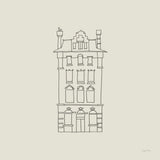 Buildings of London III Sq by Avery Tillmon. SKU 80664a. Archival Giclee Fine art print for wall decor.