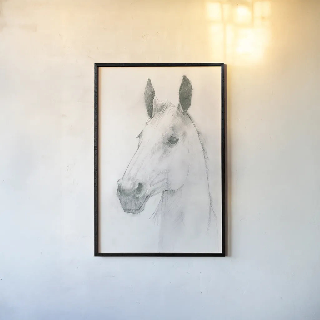 Caesar by Avery Tillmon. shown as a paper print in a black flame. Available as a archival giclee rolled canvas, fine art paper, or poster print. SKU 61863h.