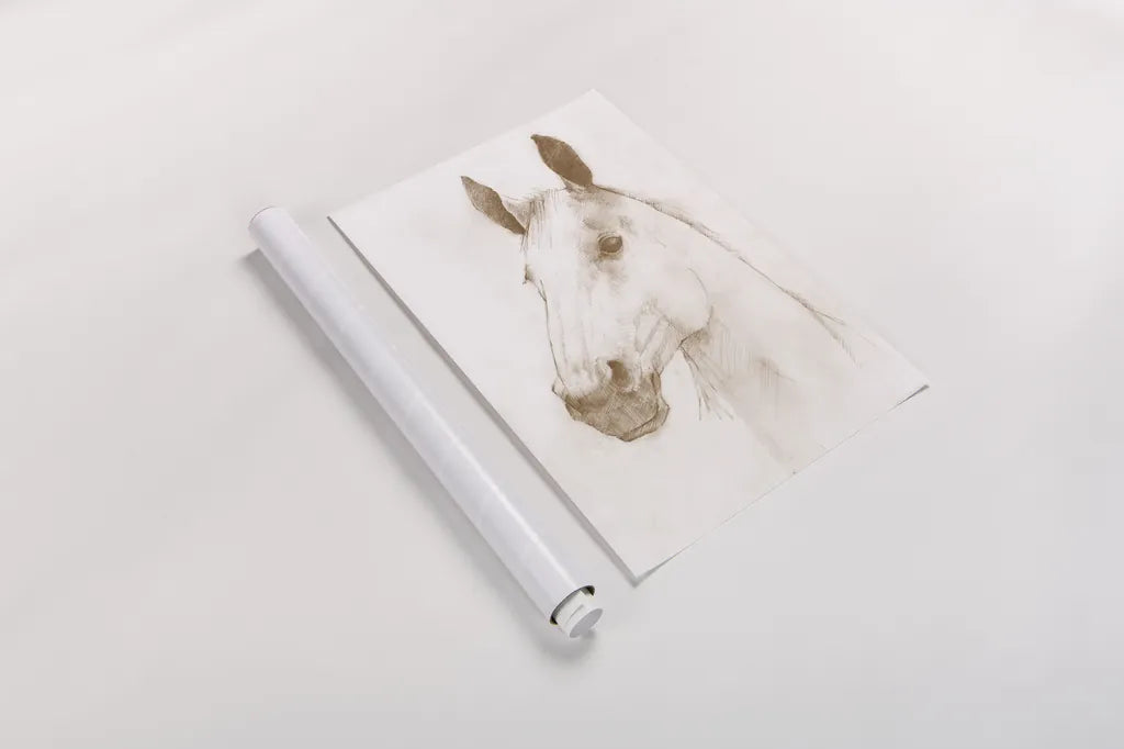 Caesar Sepia by Avery Tillmon. shown as a rolled paper print. Available as archival giclee rolled canvas, fine art paper, or poster print. SKU 76925h.