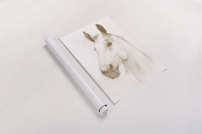 Caesar Sepia by Avery Tillmon. shown as a rolled paper print. Available as archival giclee rolled canvas, fine art paper, or poster print. SKU 76925h.