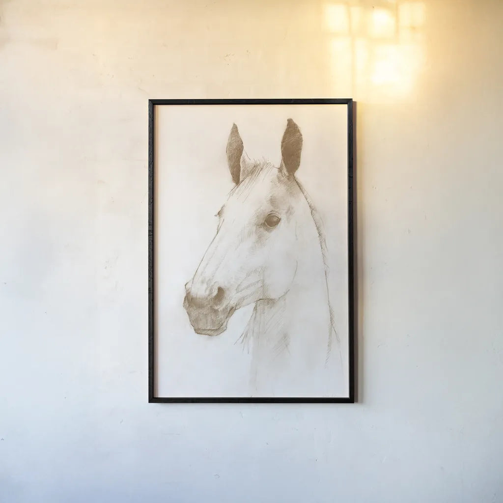 Caesar Sepia by Avery Tillmon. shown as a paper print in a black flame. Available as a archival giclee rolled canvas, fine art paper, or poster print. SKU 76925h.