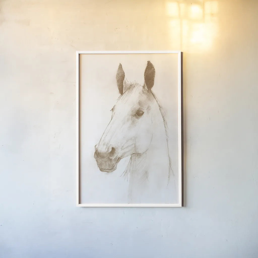 Caesar Sepia by Avery Tillmon. shown as a paper print in a white frame. Available as a archival giclee rolled canvas, fine art paper, or poster print. SKU 76925h.