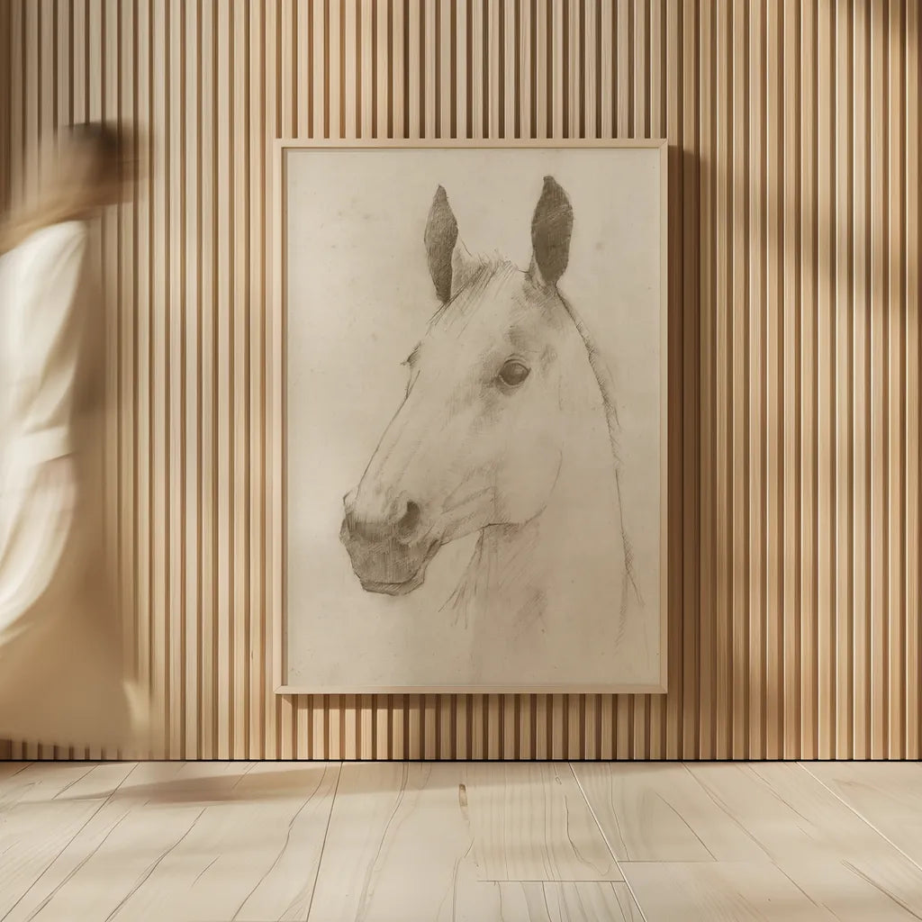 Caesar on Aged Paper by Avery Tillmon. shown as over sized large wall art. Available as an archival giclee rolled canvas, fine art paper, or poster print. SKU 96287h.
