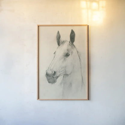 Caesar on Cream by Avery Tillmon. shown as a paper print in a natural frame. Available as a archival giclee rolled canvas, fine art paper, or poster print. SKU 72834h.