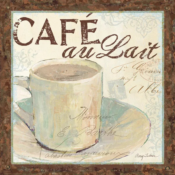 Cafe du Matin I by Avery Tillmon. SKU 1002a. Archival Giclee Fine art print for wall decor.