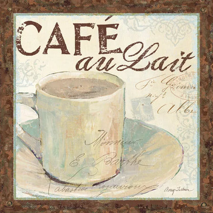 Cafe du Matin I by Avery Tillmon. SKU 1002a. Archival Giclee Fine art print for wall decor.