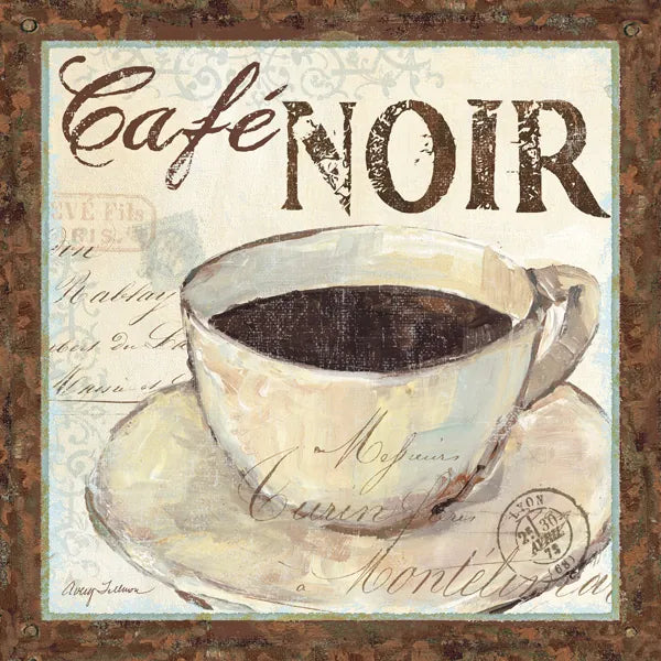 Cafe du Matin II by Avery Tillmon. SKU 1003a. Archival Giclee Fine art print for wall decor.