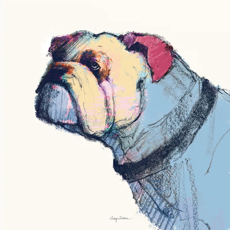 Castor Watercolor Pastel by Avery Tillmon. SKU 54622a. Archival Giclee Fine art print for wall decor.
