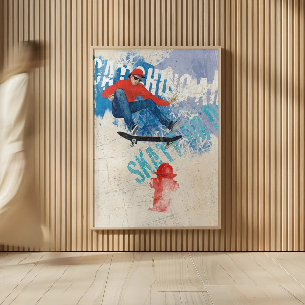 Catching Air I by Avery Tillmon. shown as over sized large wall art. Available as an archival giclee rolled canvas, fine art paper, or poster print. SKU 38799h.