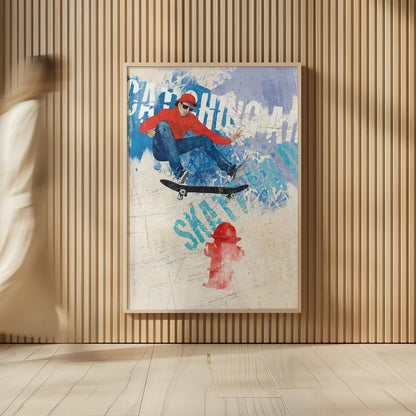 Catching Air I by Avery Tillmon. shown as over sized large wall art. Available as an archival giclee rolled canvas, fine art paper, or poster print. SKU 38799h.