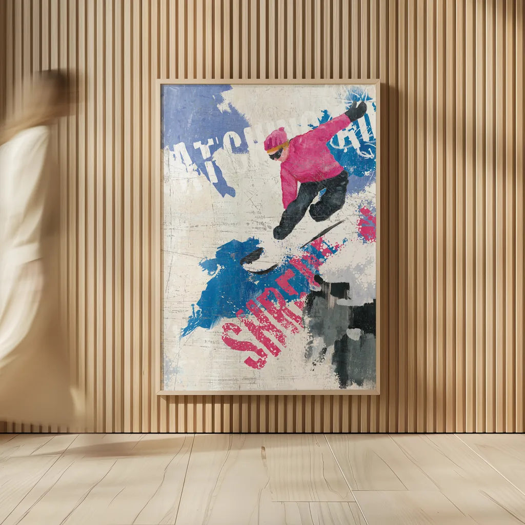 Catching Air II by Avery Tillmon. shown as over sized large wall art. Available as an archival giclee rolled canvas, fine art paper, or poster print. SKU 38800h.