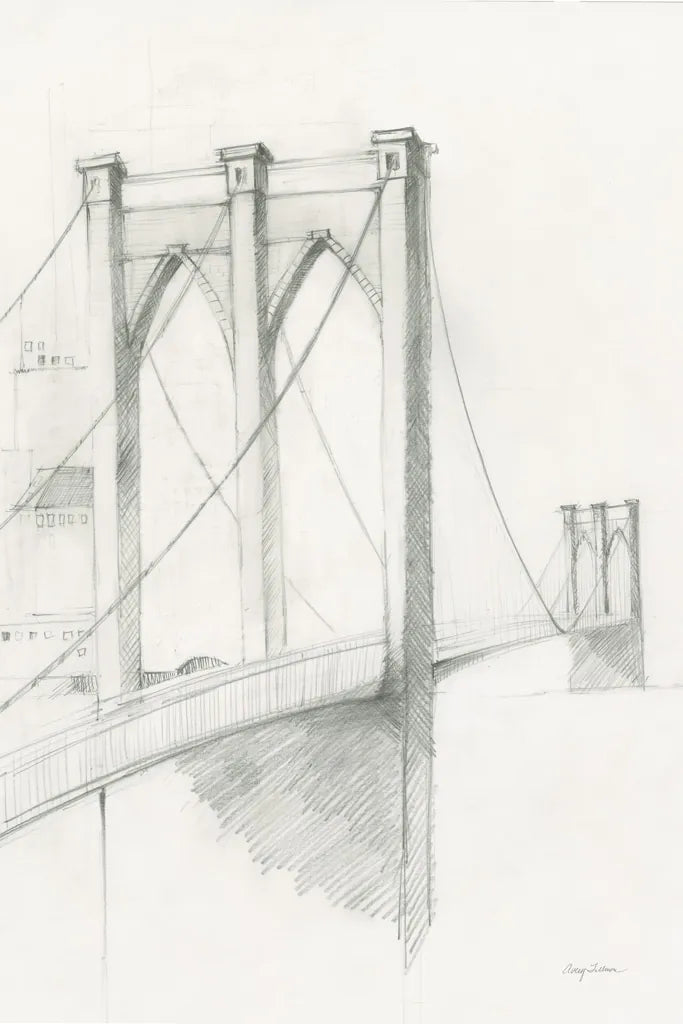 City Sketch II by Avery Tillmon. SKU 70958h. Archival Giclee Fine art print for wall decor.