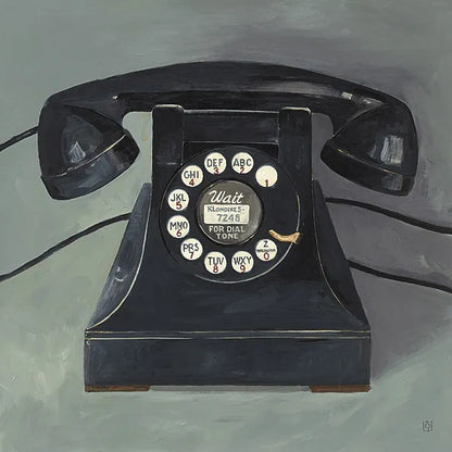 Classic Telephone by Avery Tillmon. SKU 2695a. Archival Giclee Fine art print for wall decor.