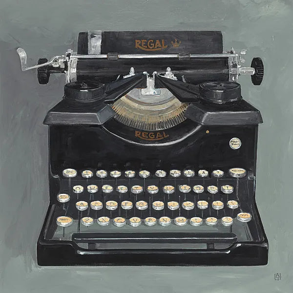 Classic Typewriter by Avery Tillmon. SKU 2696a. Archival Giclee Fine art print for wall decor.