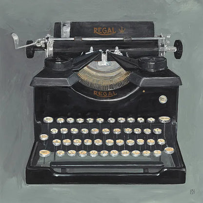 Classic Typewriter by Avery Tillmon. SKU 2696a. Archival Giclee Fine art print for wall decor.