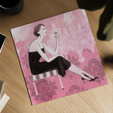 Couture Lady III by Avery Tillmon. Shown as a detailed flat fine art print, highlighting archival giclee quality. Available as an archival giclee rolled canvas, fine art paper, or poster print. SKU 35788a.