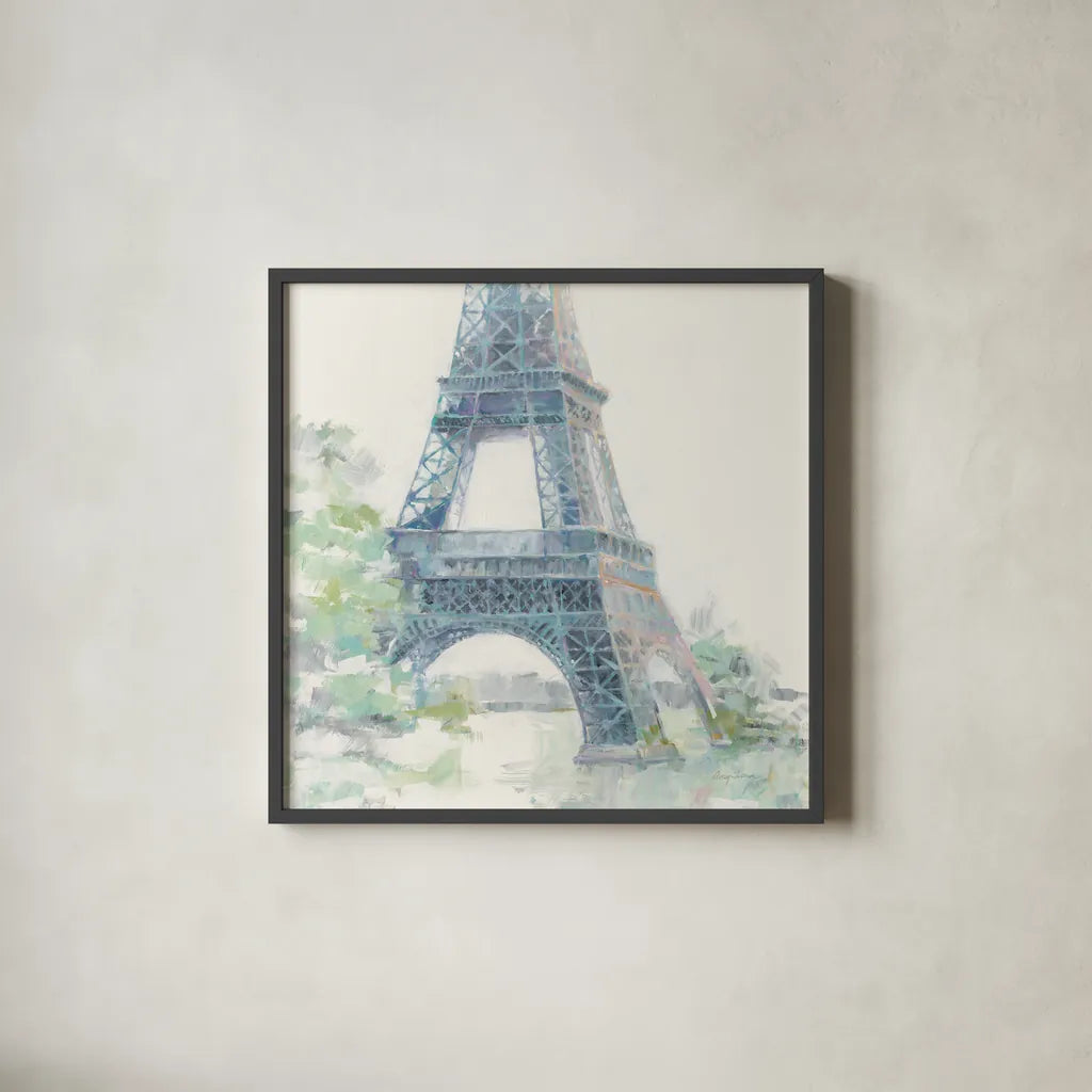 Daybreak Crop by Avery Tillmon. Shown in a sleek black glass frame for a contemporary gallery look. Available as an archival giclee rolled canvas, fine art paper, or poster print. SKU 34892a.