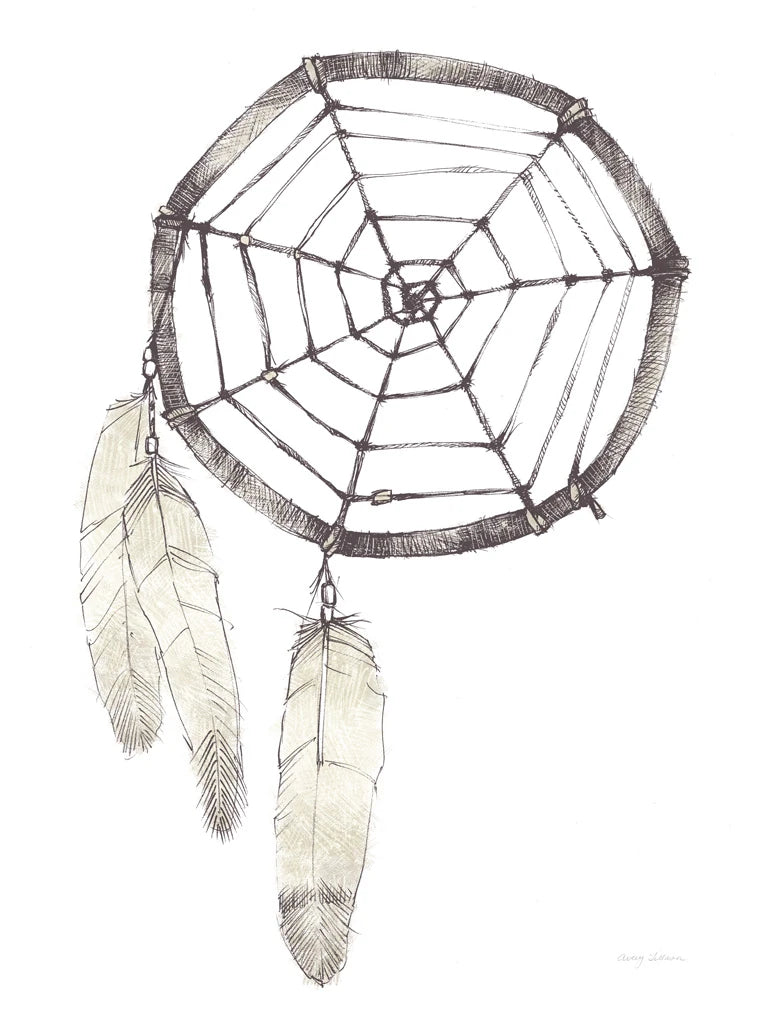 Dream Catcher Follow Your Dreams Neutral Crop by Avery Tillmon