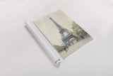 Early Evening Paris by Avery Tillmon. shown as a rolled paper print. Available as archival giclee rolled canvas, fine art paper, or poster print. SKU 17267h.