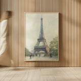 Early Evening Paris by Avery Tillmon. shown as over sized large wall art. Available as an archival giclee rolled canvas, fine art paper, or poster print. SKU 17267h.