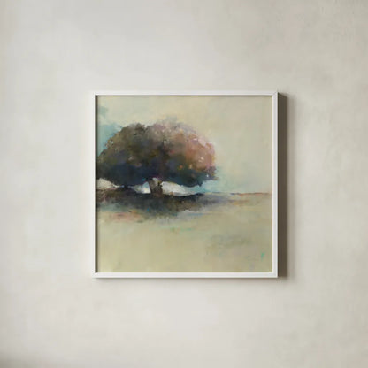 Early Monday by Avery Tillmon. Shown in a crisp white glass frame for a clean and minimalist style. Available as an archival giclee rolled canvas, fine art paper, or poster print. SKU 34376a.