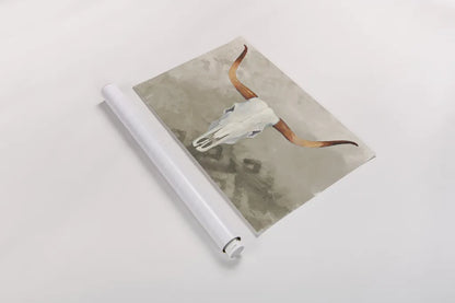 Echoes Taupe Crop by Avery Tillmon. shown as a rolled paper print. Available as archival giclee rolled canvas, fine art paper, or poster print. SKU 24014i.