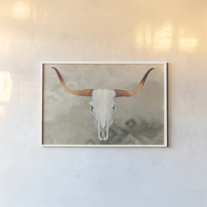Echoes Taupe Crop by Avery Tillmon. shown as a paper print in a white frame. Available as a archival giclee rolled canvas, fine art paper, or poster print. SKU 24014i.