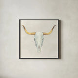 Echoes White Gold by Avery Tillmon. Shown in a sleek black glass frame for a contemporary gallery look. Available as an archival giclee rolled canvas, fine art paper, or poster print. SKU 51746a.