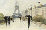 Eiffel in the Rain by Avery Tillmon. SKU 16714i. Archival Giclee Fine art print for wall decor.