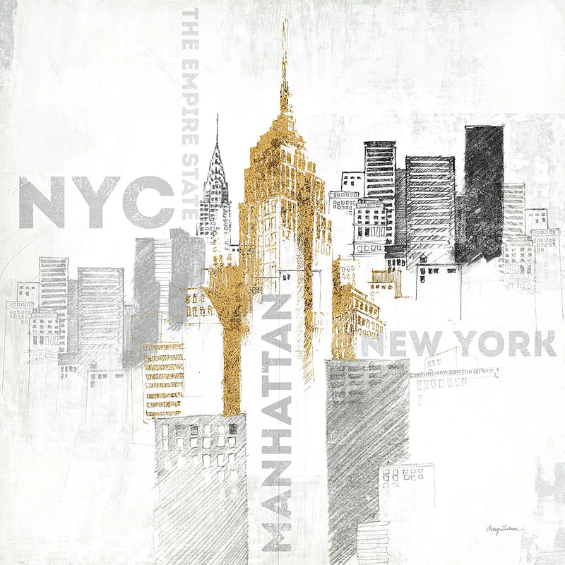 Empire State Building by Avery Tillmon. SKU 17203a. Archival Giclee Fine art print for wall decor.