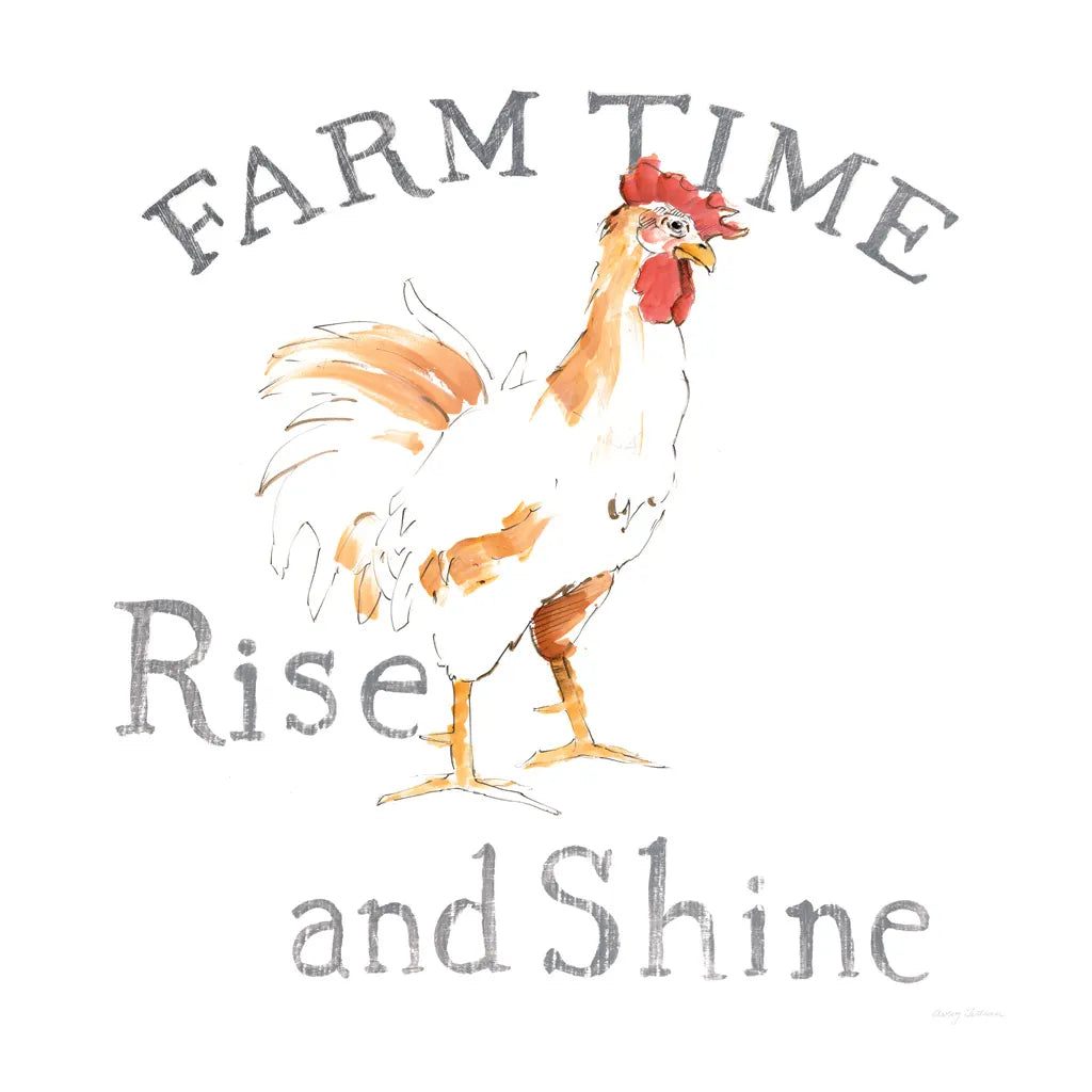 Farm Time by Avery Tillmon. SKU 58142a. Archival Giclee Fine art print for wall decor.