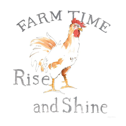 Farm Time by Avery Tillmon. SKU 58142a. Archival Giclee Fine art print for wall decor.