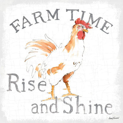 Farm Time enamel by Avery Tillmon. SKU 58157a. Archival Giclee Fine art print for wall decor.