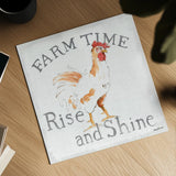Farm Time enamel by Avery Tillmon. Shown as a detailed flat fine art print, highlighting archival giclee quality. Available as an archival giclee rolled canvas, fine art paper, or poster print. SKU 58157a.