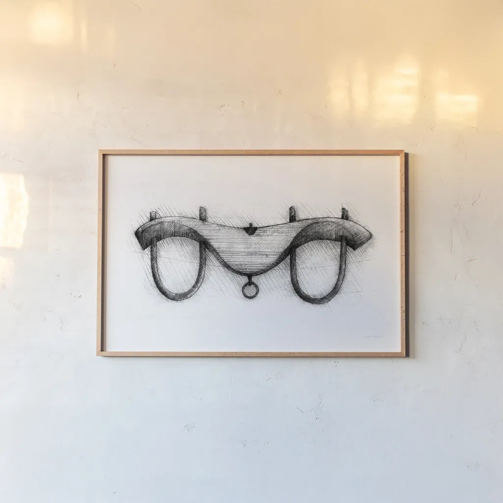 Farm and Garden I by Avery Tillmon. shown as a paper print in a natural frame. Available as a archival giclee rolled canvas, fine art paper, or poster print. SKU 59897i.