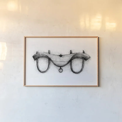 Farm and Garden I by Avery Tillmon. shown as a paper print in a natural frame. Available as a archival giclee rolled canvas, fine art paper, or poster print. SKU 59897i.