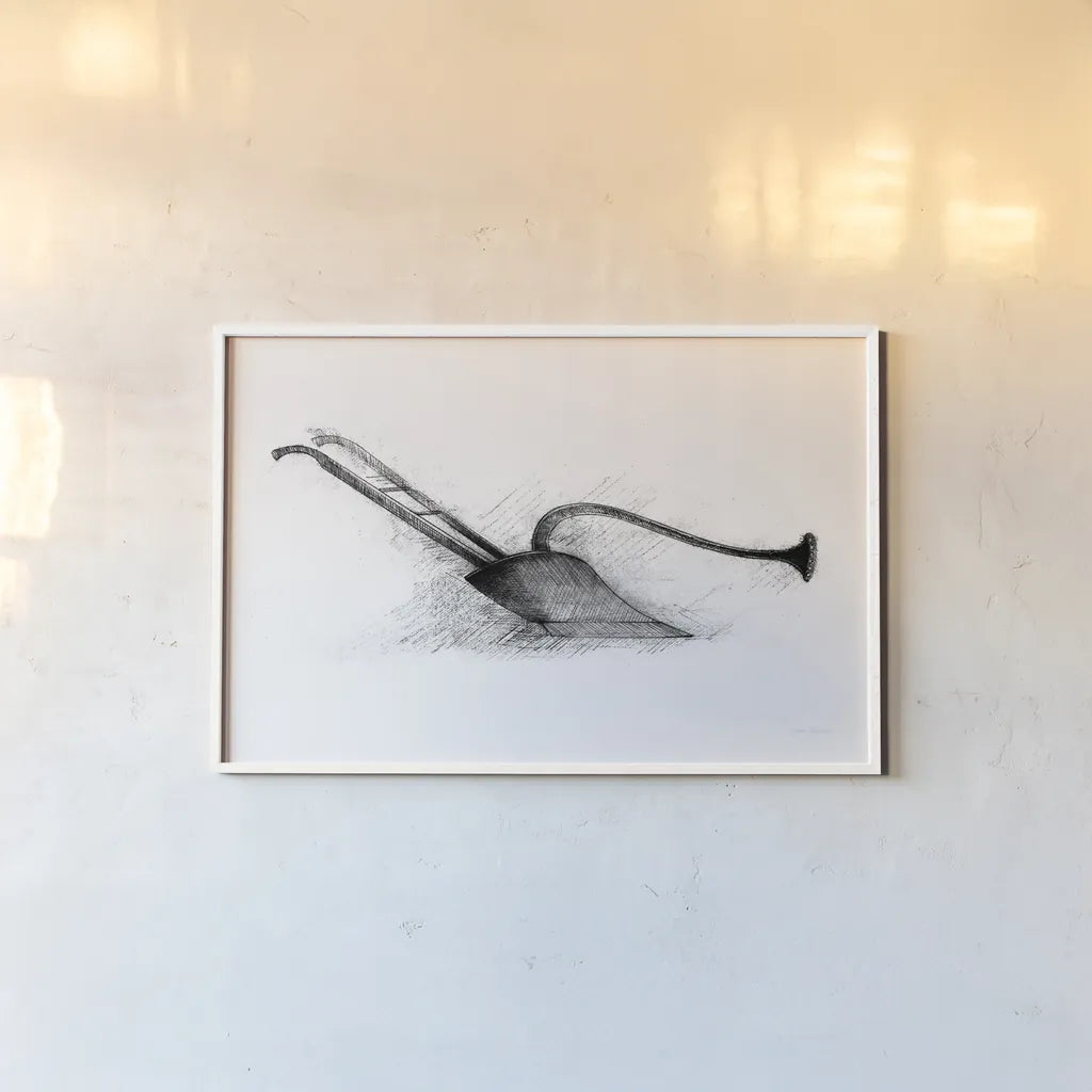 Farm and Garden II by Avery Tillmon. shown as a paper print in a white frame. Available as a archival giclee rolled canvas, fine art paper, or poster print. SKU 59898i.