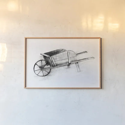 Farm and Garden IV by Avery Tillmon. shown as a paper print in a natural frame. Available as a archival giclee rolled canvas, fine art paper, or poster print. SKU 59900i.