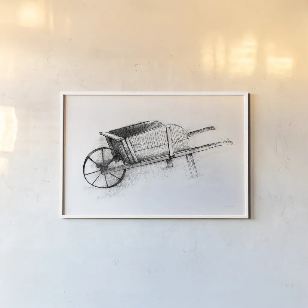 Farm and Garden IV by Avery Tillmon. shown as a paper print in a white frame. Available as a archival giclee rolled canvas, fine art paper, or poster print. SKU 59900i.