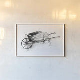 Farm and Garden IV by Avery Tillmon. shown as a paper print in a white frame. Available as a archival giclee rolled canvas, fine art paper, or poster print. SKU 59900i.