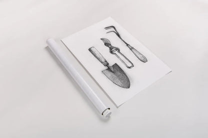 Farm and Garden V by Avery Tillmon. shown as a rolled paper print. Available as archival giclee rolled canvas, fine art paper, or poster print. SKU 59901h.