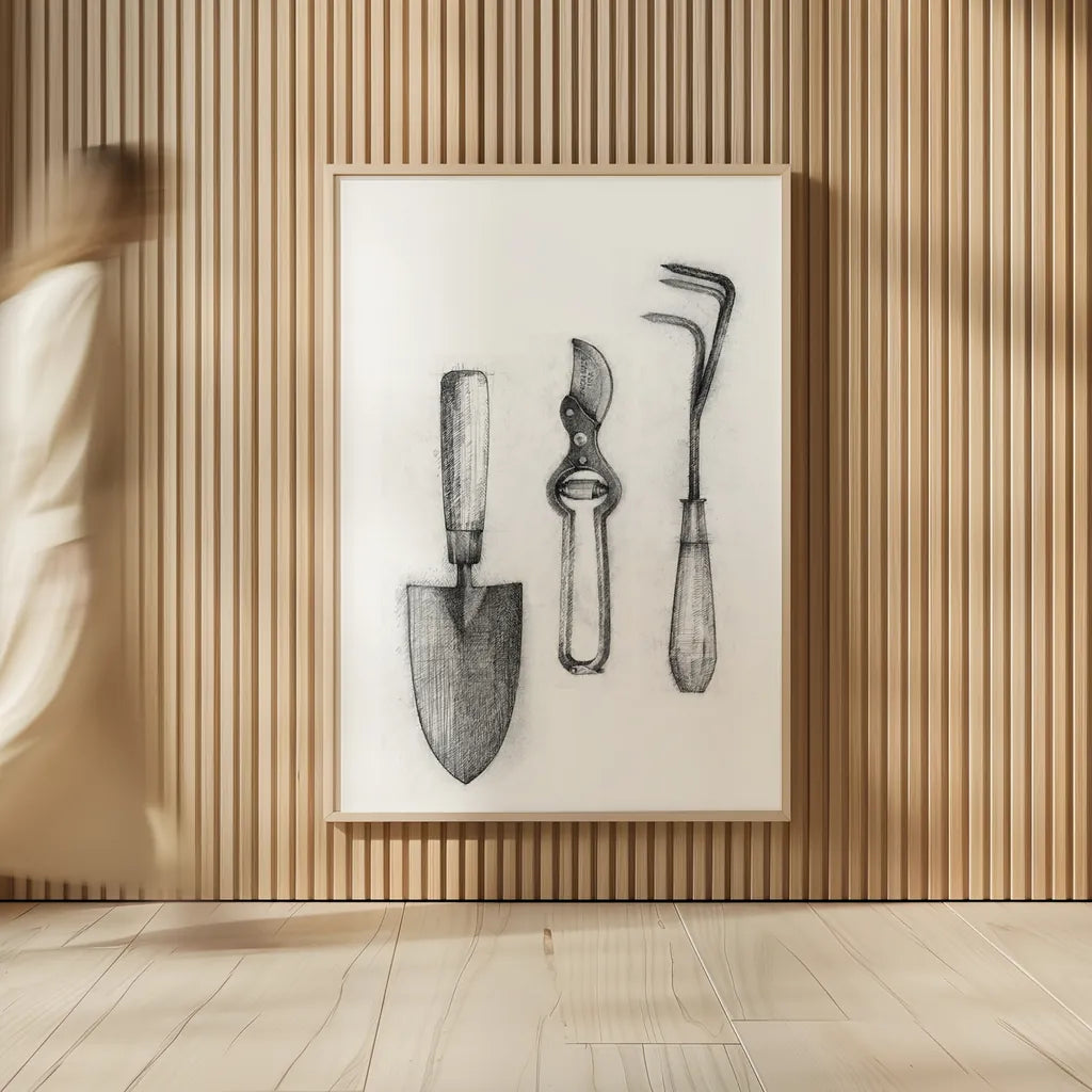 Farm and Garden V by Avery Tillmon. shown as over sized large wall art. Available as an archival giclee rolled canvas, fine art paper, or poster print. SKU 59901h.