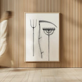 Farm and Garden VI by Avery Tillmon. shown as over sized large wall art. Available as an archival giclee rolled canvas, fine art paper, or poster print. SKU 59902h.