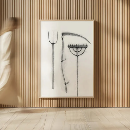 Farm and Garden VI by Avery Tillmon. shown as over sized large wall art. Available as an archival giclee rolled canvas, fine art paper, or poster print. SKU 59902h.