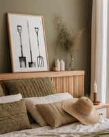 Farm and Garden VII by Avery Tillmon. shown as a paper print in a natural frame. Available as a archival giclee rolled canvas, fine art paper, or poster print. SKU 59903h.