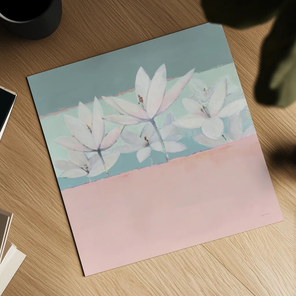 Field Day Pastel by Avery Tillmon. Shown as a detailed flat fine art print, highlighting archival giclee quality. Available as an archival giclee rolled canvas, fine art paper, or poster print. SKU 48324a.