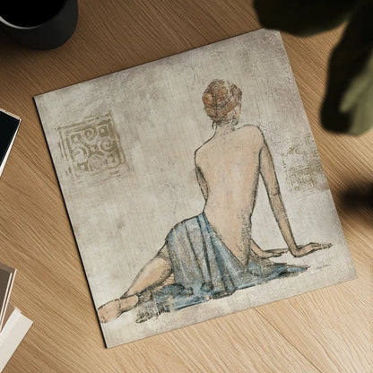 Figure Study I by Avery Tillmon. Shown as a detailed flat fine art print, highlighting archival giclee quality. Available as an archival giclee rolled canvas, fine art paper, or poster print. SKU 12825a.