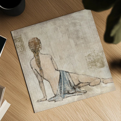 Figure Study II by Avery Tillmon. Shown as a detailed flat fine art print, highlighting archival giclee quality. Available as an archival giclee rolled canvas, fine art paper, or poster print. SKU 12826a.