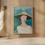 Flea Market Portrait I v2 by Avery Tillmon. shown as over sized large wall art. Available as an archival giclee rolled canvas, fine art paper, or poster print. SKU 80745h.