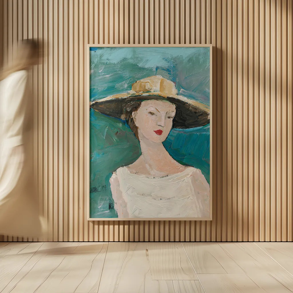 Flea Market Portrait I v2 by Avery Tillmon. shown as over sized large wall art. Available as an archival giclee rolled canvas, fine art paper, or poster print. SKU 80745h.